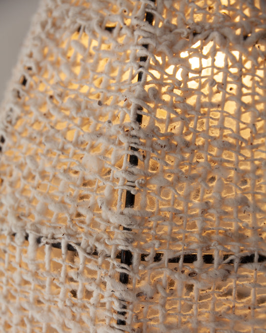 "Afghane" handmade cotton lamp XS