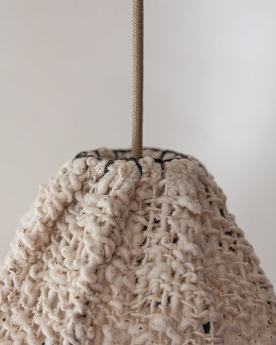 "Afghane" handmade cotton lamp XS