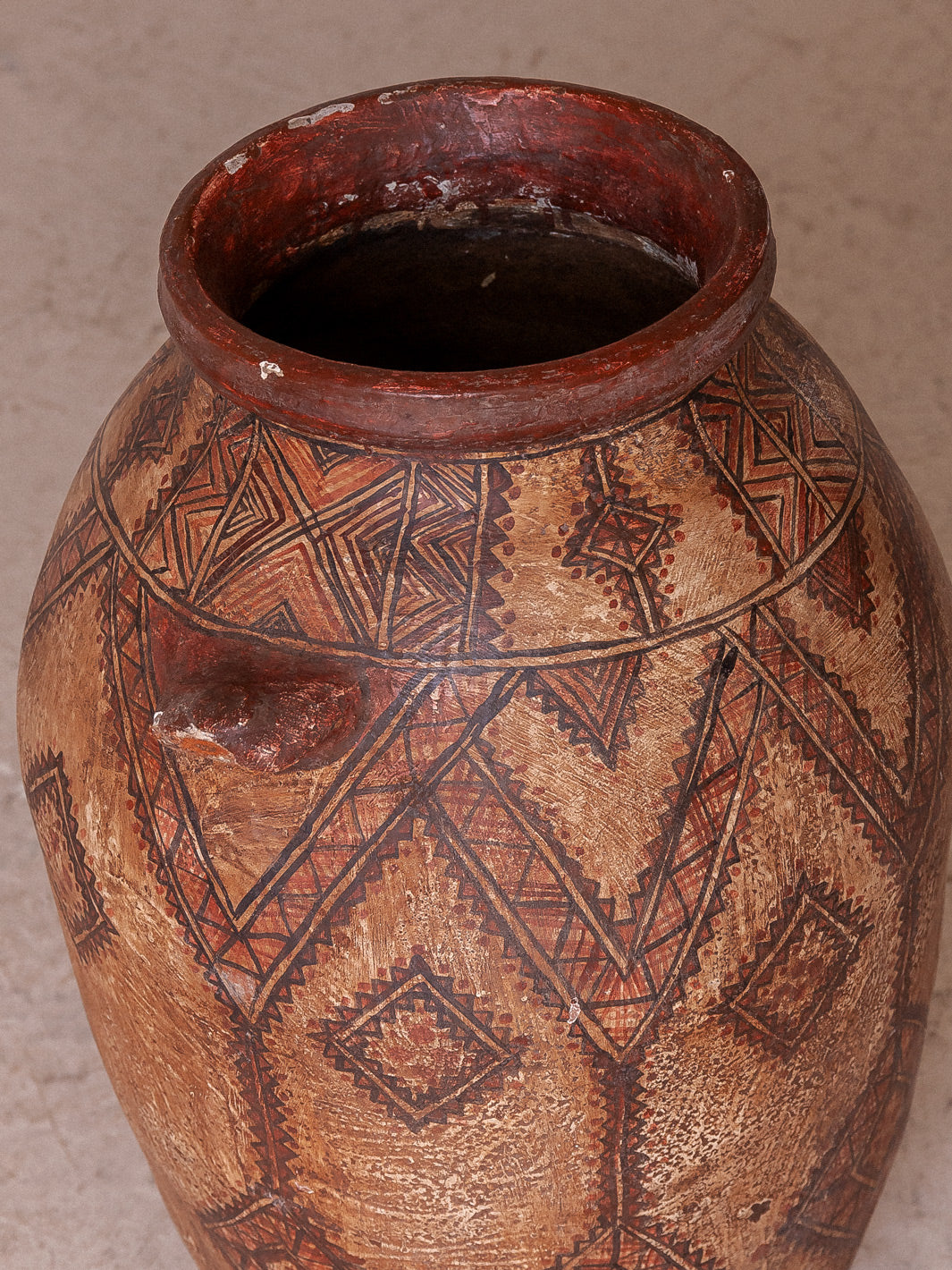 Pot Rif Marruecos s.XIX H59CM