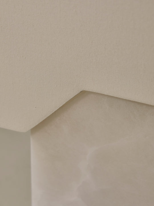 Lámpara Edna alabastro blanco Simone & Marcel