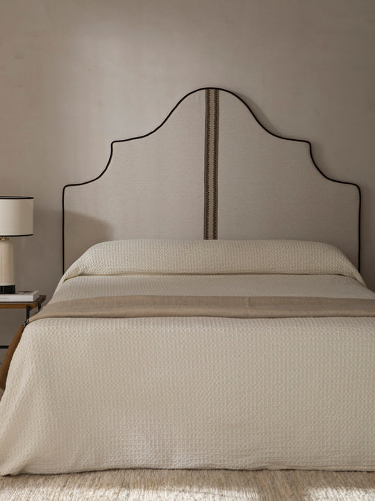 Romy Trim brown headboard