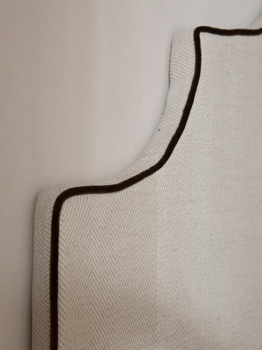 Romy Trim brown headboard