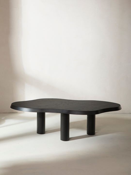 Organic Black Ash Coffee Table L