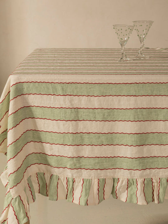 Marionette tablecloth pistachio