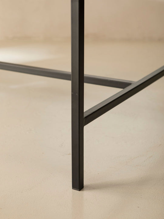 Zellige Minimal Black Dining Table