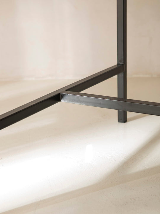 Zellige Minimal Black Dining Table