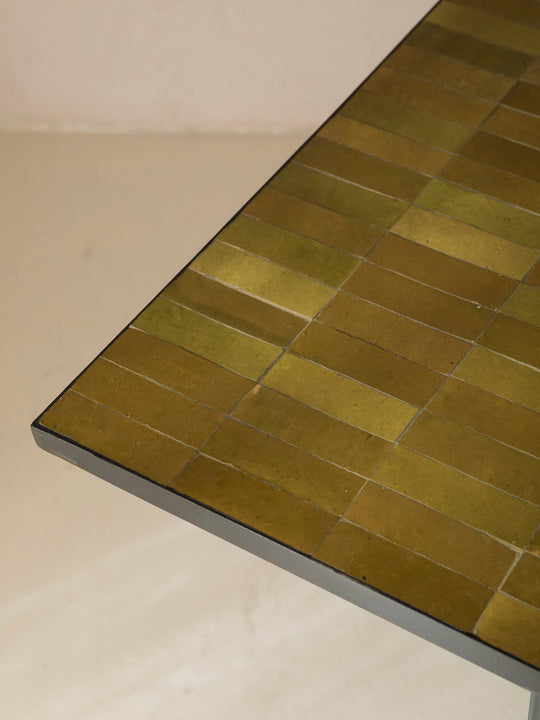 Zellige Minimal Olive Table