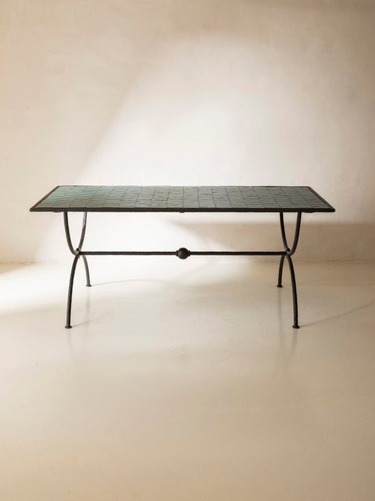 Medaillon Zellige La Mer Table 180x90x75cm