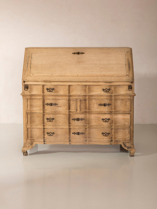 Cómoda escritorio Bélgica castaño s.XIX