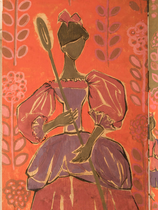 Avignon Theatre Screen 1950s 260x358cm