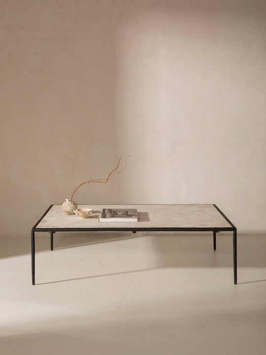 Arrow Encastrée Martelé Table 120x80x40cm