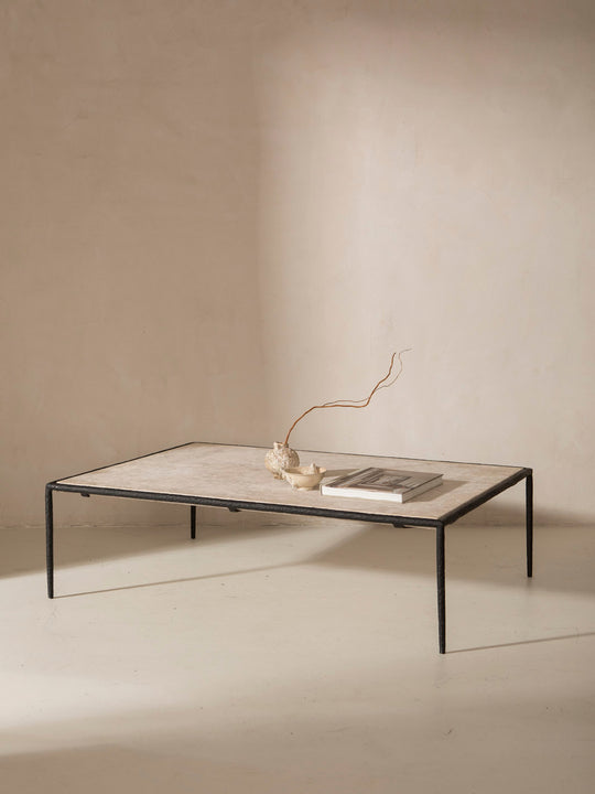 Arrow Encastrée Martelé Table 120x80x40cm