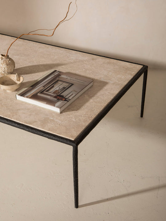 Arrow Encastrée Martelé Table 120x80x40cm