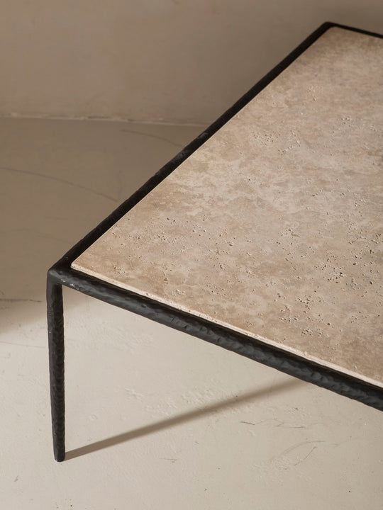 Arrow Encastrée Martelé Table 120x80x40cm