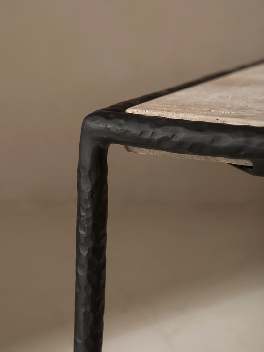 Arrow Encastrée Martelé Table 120x80x40cm