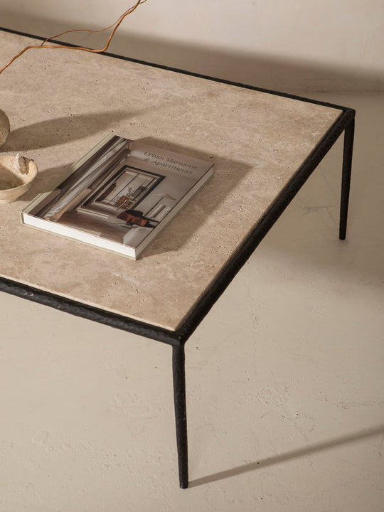 Arrow Encastrée Martelé Table 120x80x40cm