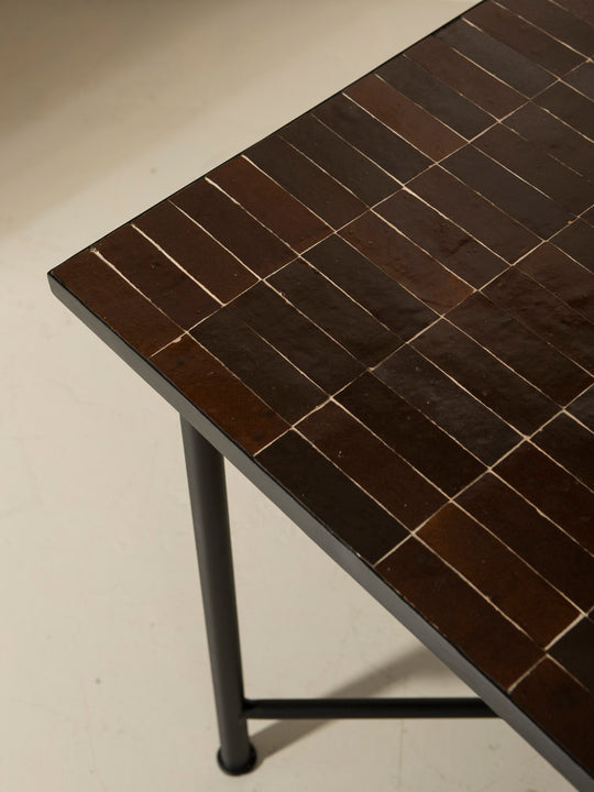 Mott Zellige Brown Table