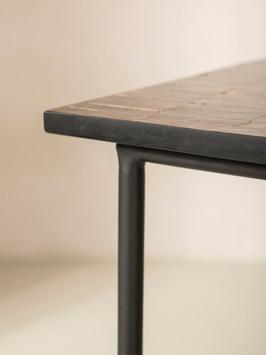 Mott Zellige Brown Table