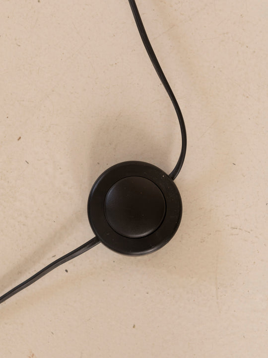 Italian handmade brass and bamboo floor lamp