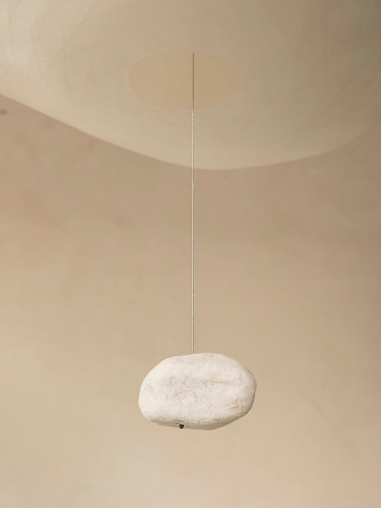 Cloud Ceiling Lamp by Céline Wright (with stone)