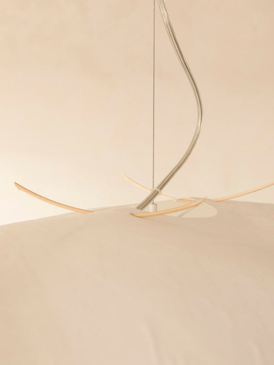 Cloud Ceiling Lamp by Céline Wright (with stone)
