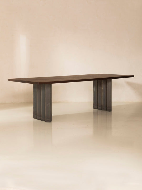 Mesa Repeto metal & fraké 100x76x240cm