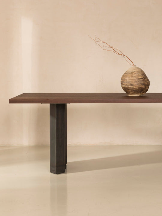 Mesa Repeto metal & fraké 100x76x240cm