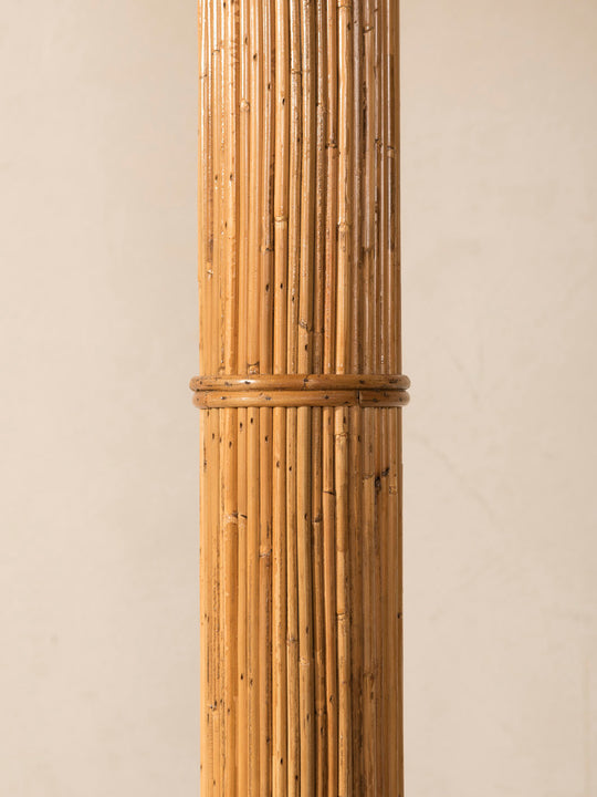 Lámpara de pie Palmera Ratán