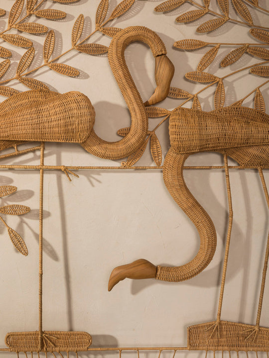 Mural Ratán Palmeras y Flamencos 250x180