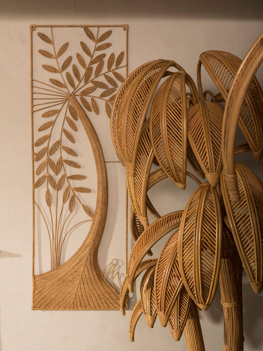 Mural Ratán Palmeras y Flamencos 250x180