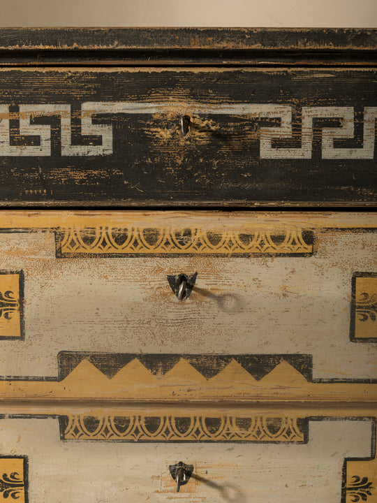 Yellow 19th century French dresser