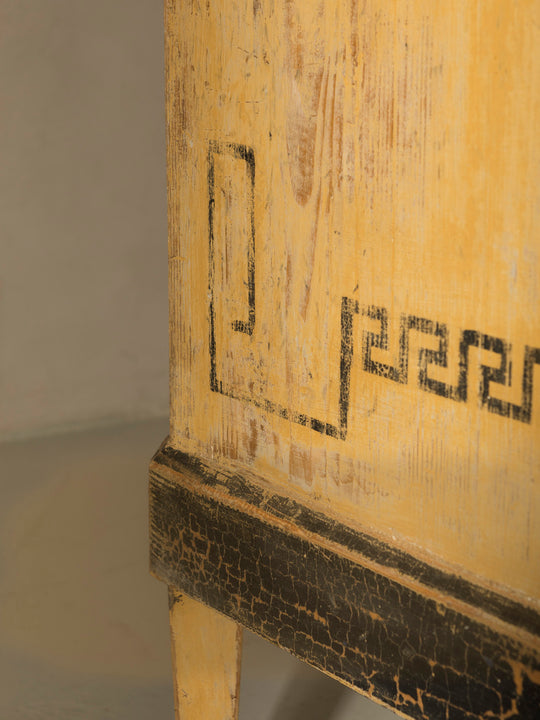 Yellow 19th century French dresser