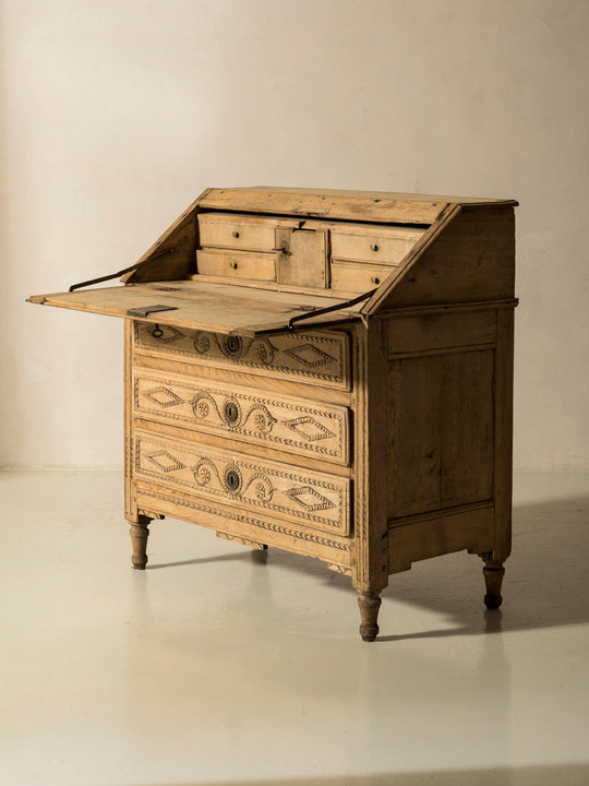 Bureau Liège chestnut 19th century II