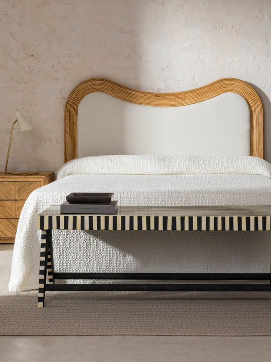 Cabecero Wave simétrico bambú