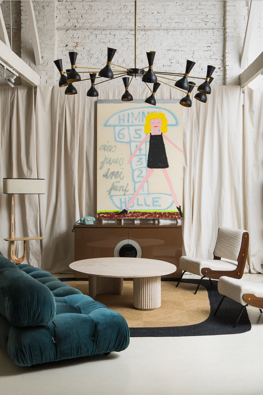 Black 12 Lucce lamp Ø175cm