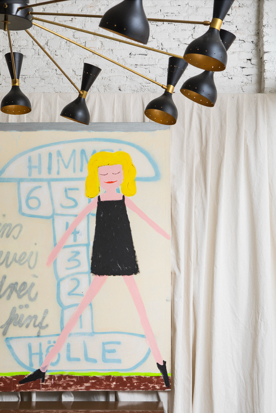 Black 12 Lucce lamp Ø175cm