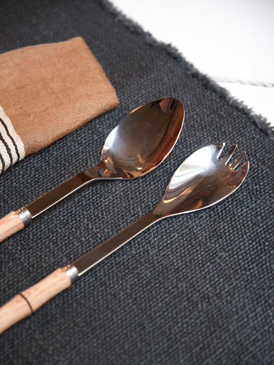 Saber Paris Bamboo Salad Cutlery