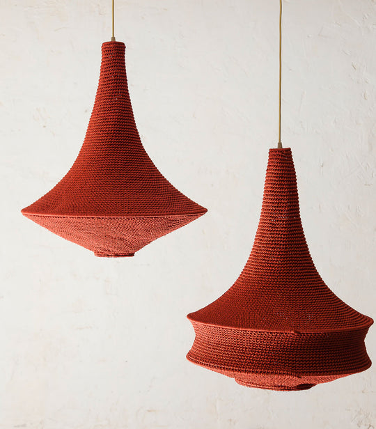 Crochet lamp J color Hena Large