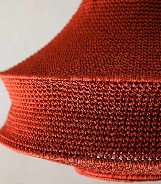 Crochet lamp J color Hena Large