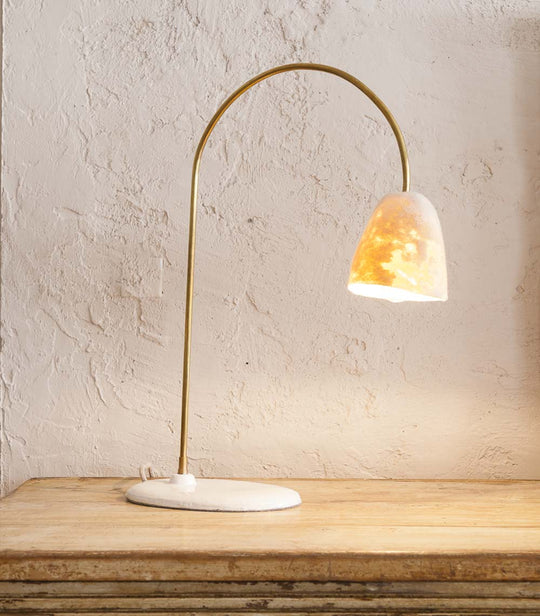 Lámpara de sobremesa pantalla de fieltro