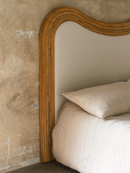 Cabecero Wave simétrico bambú