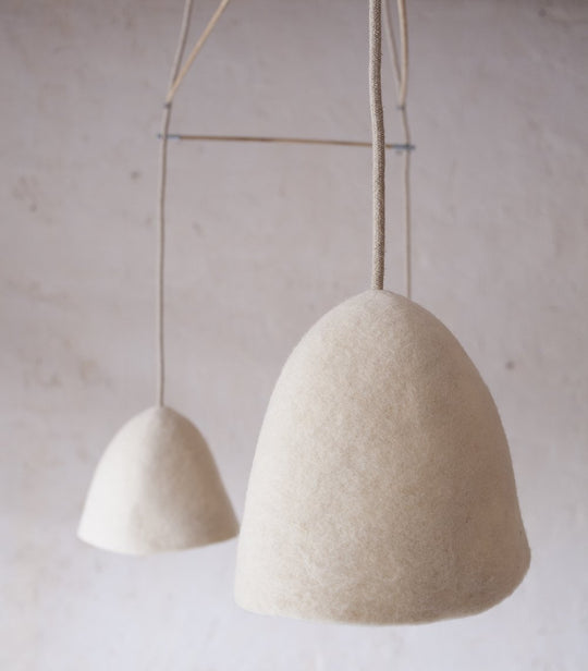 Ceiling lamp felt shades 5 lampshades
