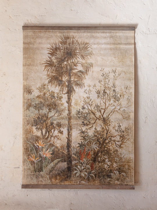 Palms and Flowers 120x170cm