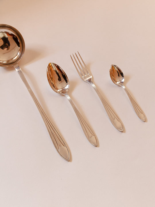 French Art Deco cutlery set for 12 people