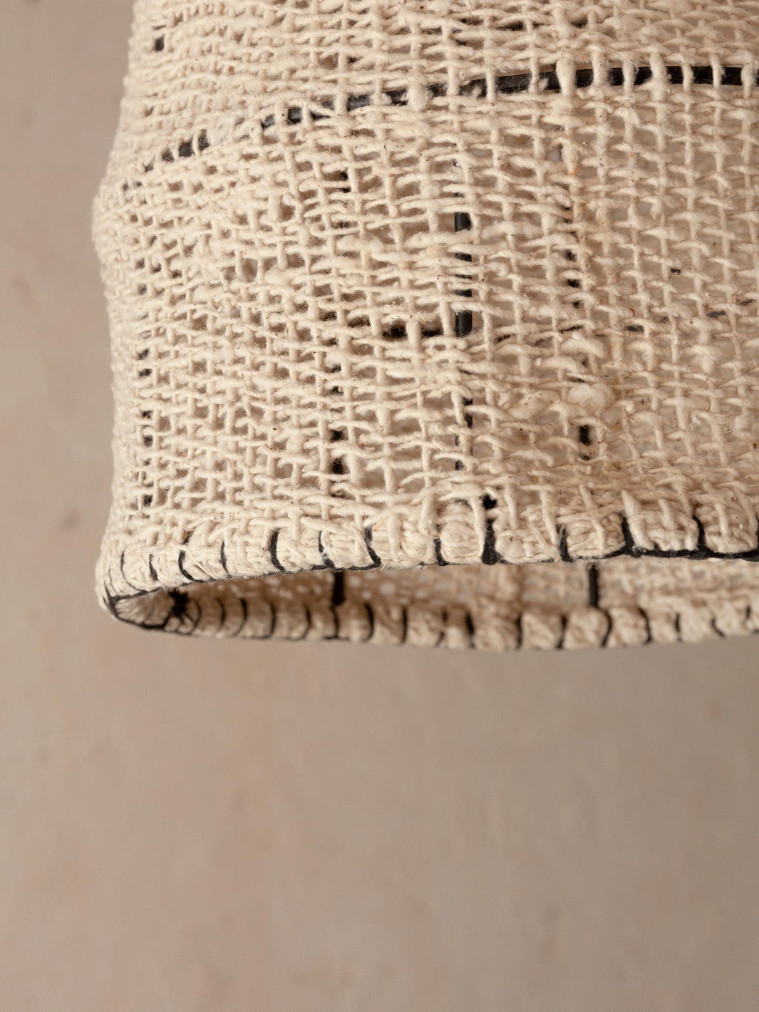Lámpara "Afghane" algodón artesanal S