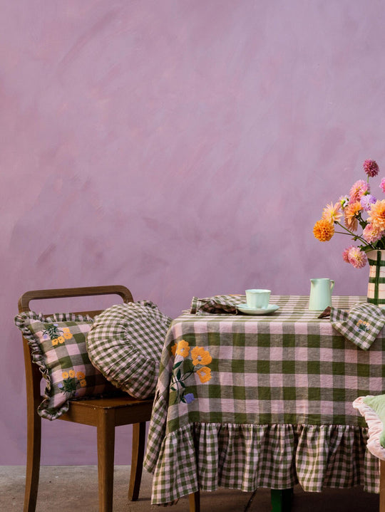 Mantel bordado Olive