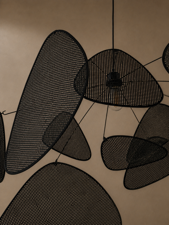 Ceiling lamp "Cannée Screen Noir"