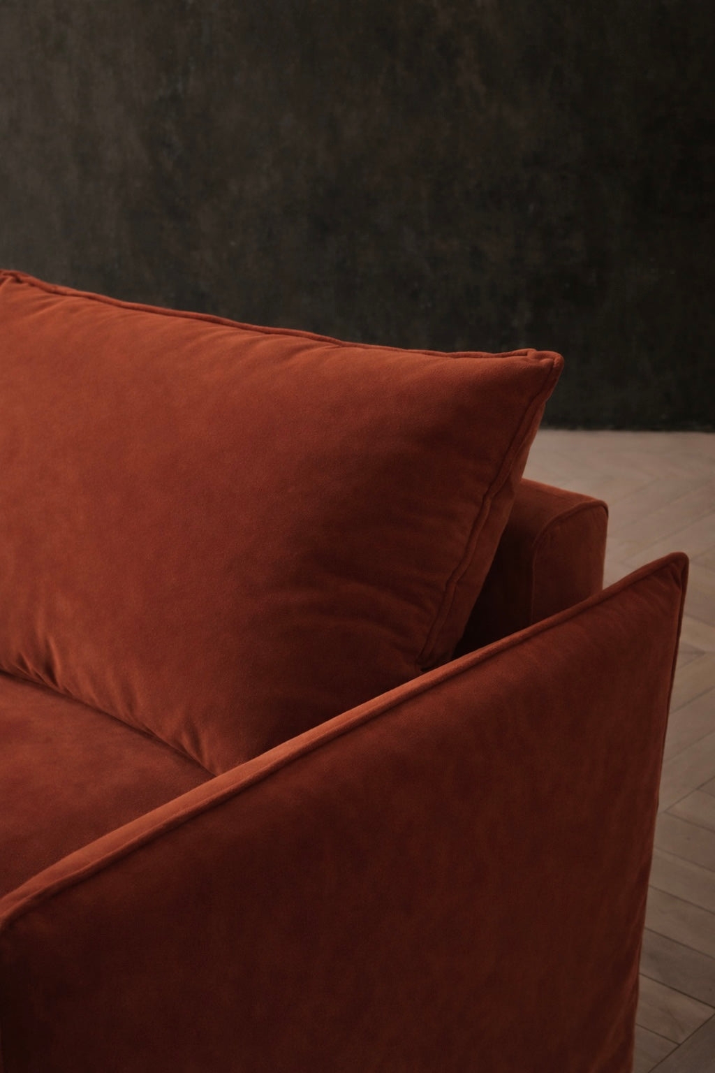 Urban Velvet Copper Sofa Bed