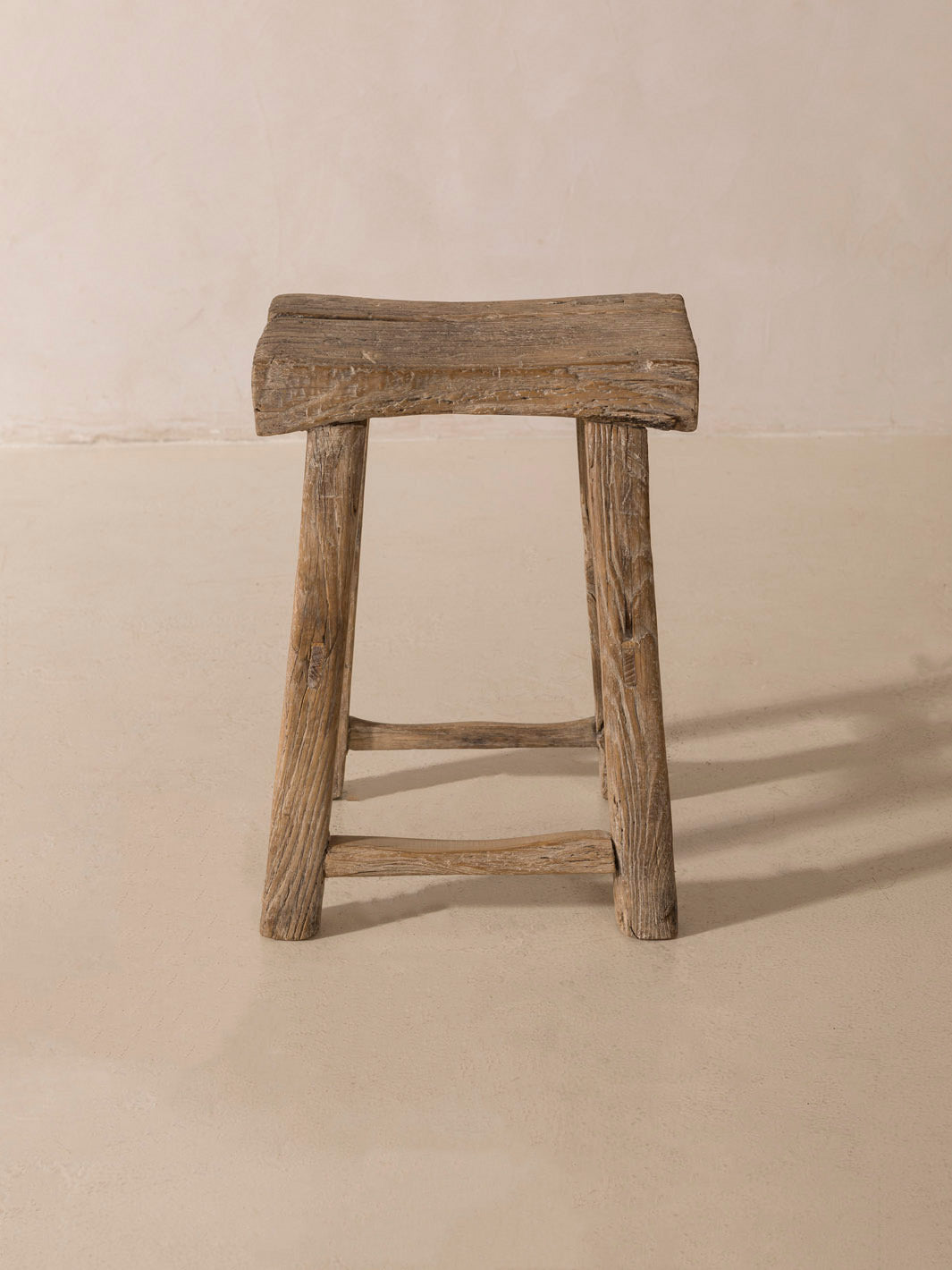 Tabouret chinois en orme