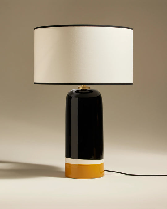Lámpara Sicilia Noir-Ocre Maison Sarah Lavoine